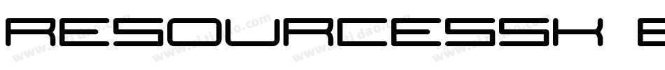 ResourceSSK Bold字体转换